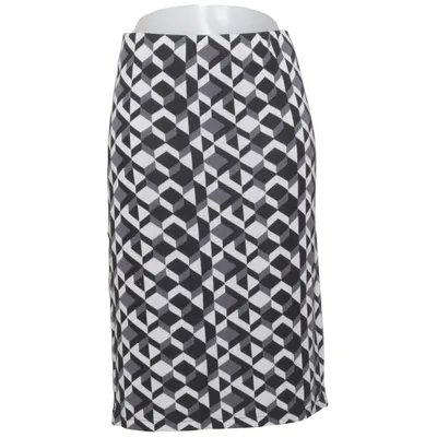 Skirt (Black, White, Gray) from Amy's Stories Elastane, Polyester, Viscose