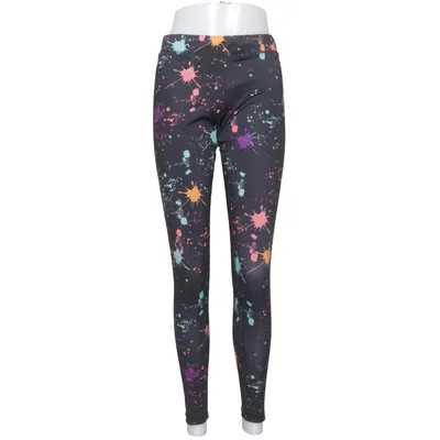 Sportleggings (Schwarz, Mehrfarbig) von MyWear Active Elasthan, Polyester
