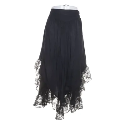 Maxi rok (Zwart) van Flash Polyester, Viscose