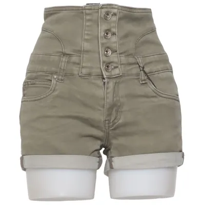 Denim shorts (Green) from Toxik3 Jeans Cotton, Elastane