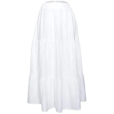 Maxi nederdel (Hvid) fra Boohoo Tall Polyester