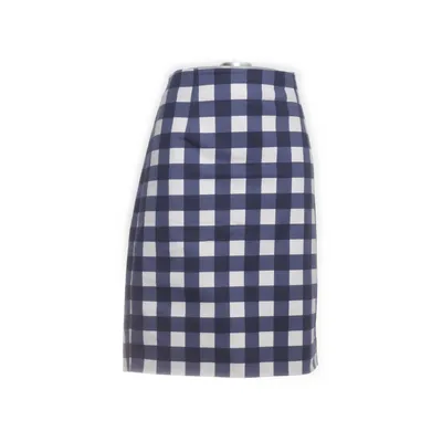 Kokerrok (Blauw, Wit) van Boden Katoen, Elastaan, Polyester