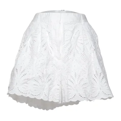 Shorts (White) from Self-Portrait Cotton