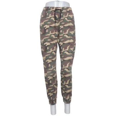 Broek (Groen, Bruin, Beige) van Junkyard Katoen, Elastaan