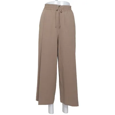 Palazzo broek (Beige) van Oak+ Fort Elastaan, Nylon, Polyester, Viscose
