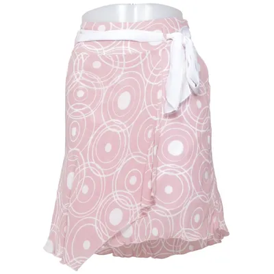 Skirt (Pink, White) from Style Polyester, Viscose