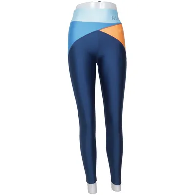 Sports tights (Blue, Multicolored) from Niki Sportswear Elastane, Polyester