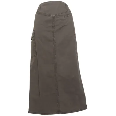 Jeanskjol (Grön) från Frank Eden Bomull, Elastan