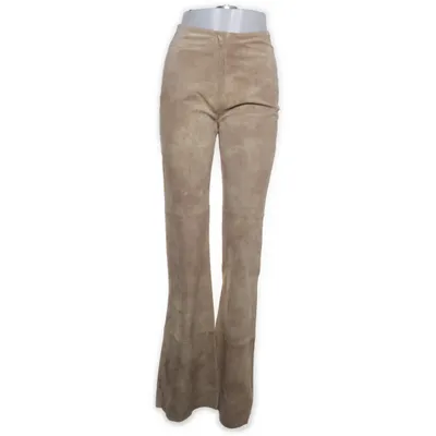 Pantalon en cuir (Beige) de Nicowa Polyester, Cuir