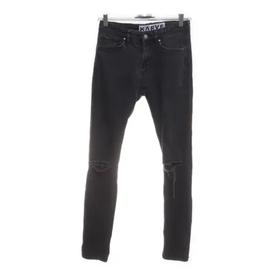 Jeans (Svart) från Karve Bomull, Elastan