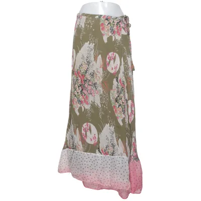 Jupe portefeuille (Vert, Rose, Multicolore) de Bon'a Parte Viscose