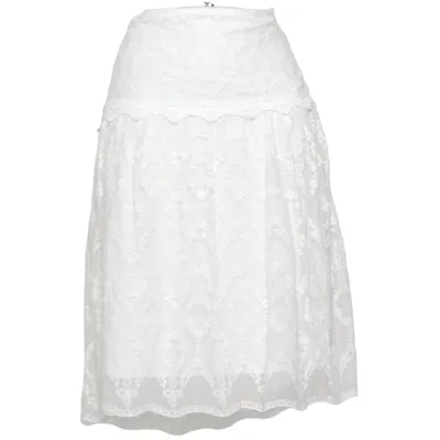Rock (Weiß) von Vintage Stories Polyester, Viskose