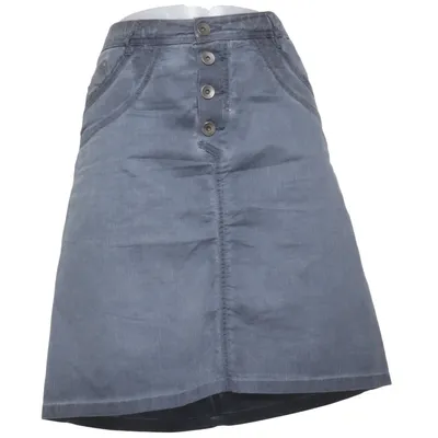 Skirt (Gray) from Front Cotton, Elastane