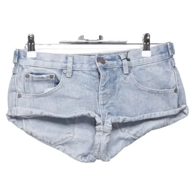 Jeans Shorts (Blau) von One Teaspoon Baumwolle