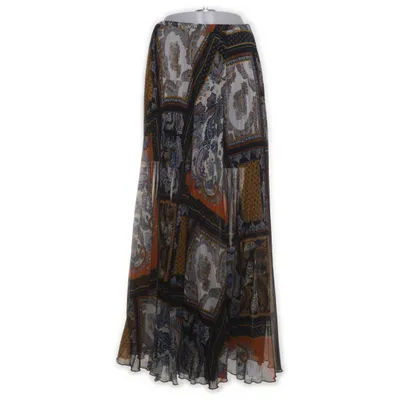 Långkjol (Blå, Flerfärgad) från H&M Polyester