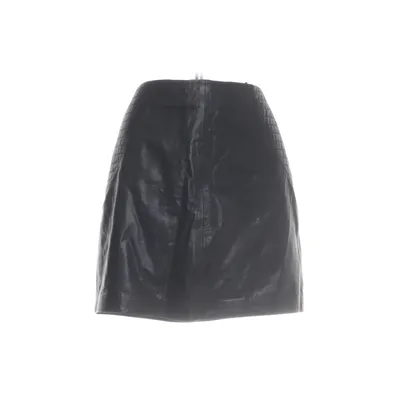 Leren rok (Zwart) van Rich & Royal Leer, Polyester