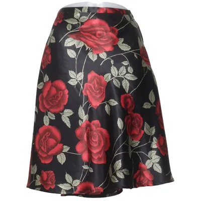 Skirt (Black, Red, Beige) from Gallicia Polyester