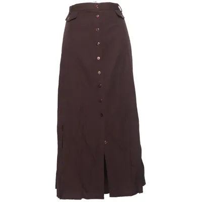 Jupe longue (Marron) de Classic Wear Polyester, Viscose