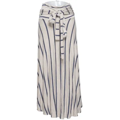 Wrap skirt (Beige, Blue) from Elan Elastane, Polyester, Viscose