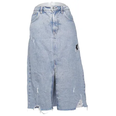 Jupe en jean (Bleu) de Amisu Coton, Élasthane