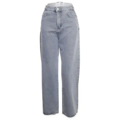 Jeans (Blå) fra Shein Bomuld, Viscose, Polyester