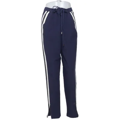 Pantalon (Bleu) de Oui Coton, Élasthane, Polyester
