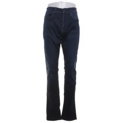 Jeans (Blå) från Raw Bomull, Elastan, Polyester, Skinn