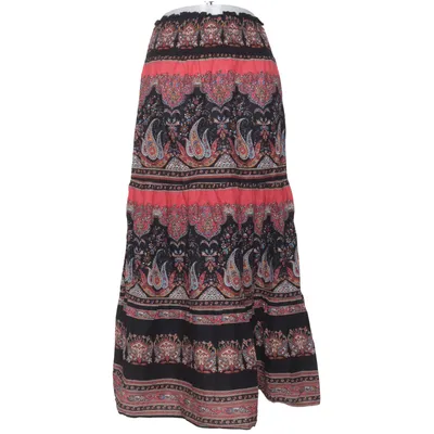 Jupe longue (Noir, Rouge, Multicolore) de Okay Coton