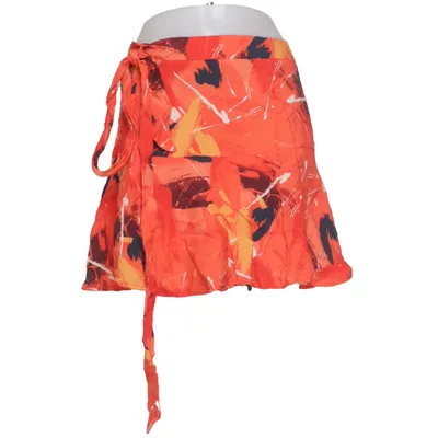 Jupe-short (Rouge, Multicolore) de Network Viscose