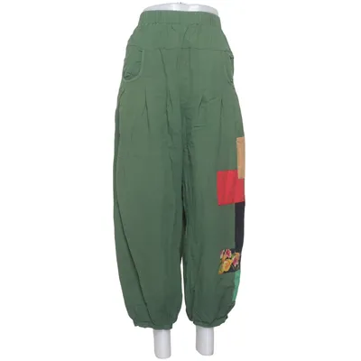 Harem pants (Green, Multicolored) from Gracila Cotton