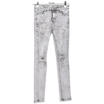 Jeans (Gray) from Denim Life Cotton, Elastane, Polyester