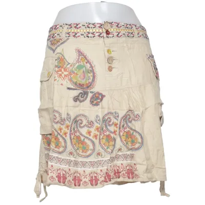 Jupe (Beige, Multicolore) de Desigual Viscose