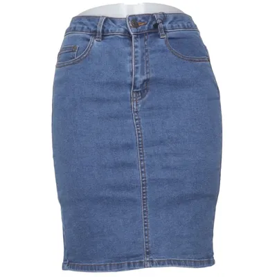 Spijkerrok (Skirt Noos) van Vero Moda Denim Katoen, Elastaan