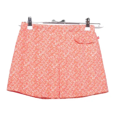 Skirt (Red, White) from Bengh Per Principesse Cotton