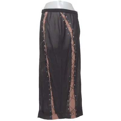 Maxi skirt (Gray, Beige) from Acne Studios Elastane, Polyamide