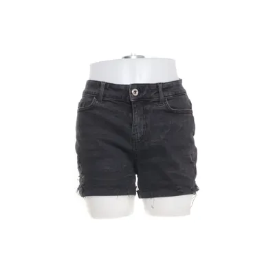Denim shorts (Zwart) van Pieces Katoen, Elastaan