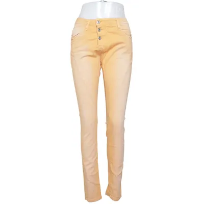 Jeans (Gul) från Please Vintage Glam Bomull, Elastan