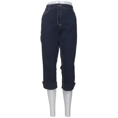 Three-quarter pants (Blue) from Canda Premium Cotton, Elastane, Polyester, Viscose