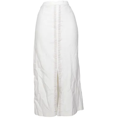 Jupe longue (Blanc) de The Earth Collection Coton