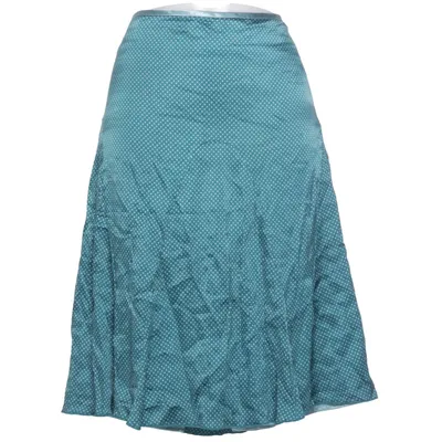 Kjol (Grön) från By Groth Elastan, Polyester, Silke