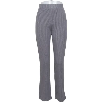 Broek (Grijs) van Gina Tricot Elastaan, Polyester, Viscose