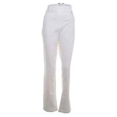 Broek (Wit) van Relaxed. Katoen, Elastaan, Polyester