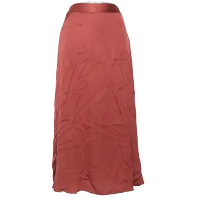 Maxi rok (Bruin) van Staji Zijde, Viscose