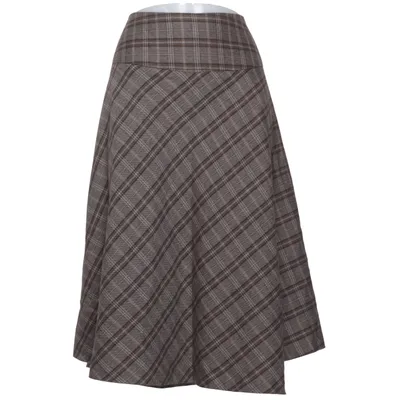Skirt (Brown, Beige) from Gianini Elastane, Polyester, Viscose