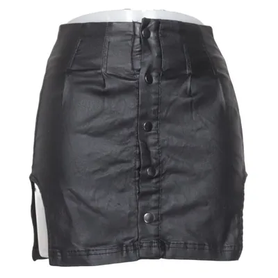 Rock (Schwarz) von Missguided Petite Baumwolle, Elasthan, Polyester
