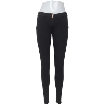 Leggings (Zwart) van Freddy Katoen, Elastaan