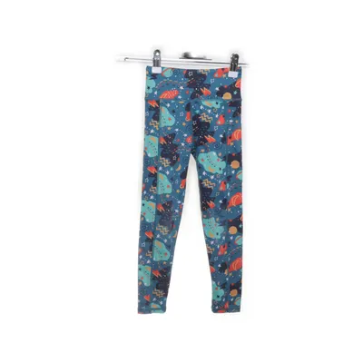 Leggings (Blue, Multicolored) from Frugi Elastane, Recycled polyester
