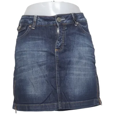 Denim skirt (Blue) from Blue Ridge Cotton, Elastane