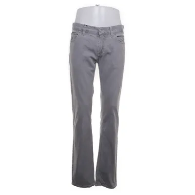 Spijkerbroek (regular slim fit Fadeout Twill) van Alberto Katoen, Elastaan