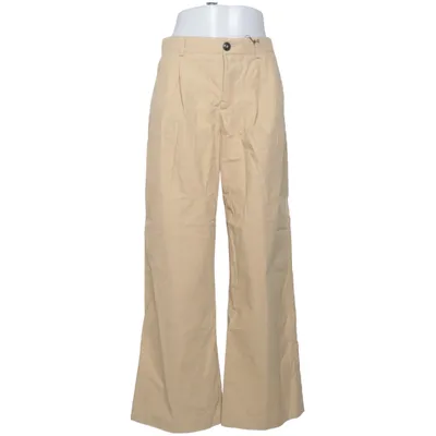 Palazzo pants (Beige) from Zara Cotton, Linen